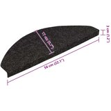  Samoljepljivi otirači za stepenice 20 kom crni 56 x 17 x 3 cm | Eponuda.com
