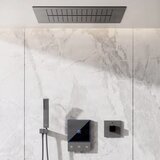 ELITE EDITION Moderni vgradni tuš sistem za vašo kopalnico – BCS1721 — Gunmetal siva — Stenska | Shoptok.si