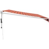 Automatska tenda na uvlačenje narančasto-smeđa 4,5 x 3 m | shoptok.hr