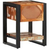vidaXL Noćni ormarić Višebojni 35x34x45 cm puno drvo, reciklirano | shoptok.hr