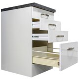 XXXL Kuhinjska Spodnja Omarica Alba, Bela, Š. 50 Cm | Shoptok.si