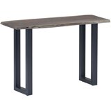vidaXL Konzolni stol od bagremovog drva i željeza sivi 115x35x76 cm Cijene
