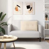  Jastuk za leđa Bež 80 x 50 cm Mikrofiber tkanina | Eponuda.com