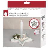 RAYHER Silikonski kalup Svečnik zvezda, (22005546) | Shoptok.si