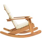  Stolica za ljuljanje Adirondack s jastucima bagremovo drvo | shoptok.hr