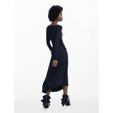 Desigual Haljina jarko crvena / crna / svijetla bež | shoptok.hr