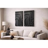 WALLXPERT Crni Dekorativni Zidni Pribor 3D4068-004 Cene