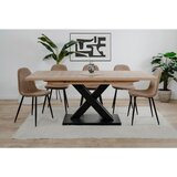 MID.YOU JEDILNA MIZA, črna, hrast artisan | Shoptok.si