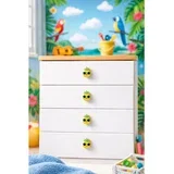 Ananas YellowGreen Decorative Handle Set