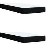  Krevet s oprugama i madracem crni 200x200 cm od tkanine | shoptok.hr