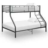  Okvir za krevet na kat crni metalni 140 x 200 / 90 x 200 cm | Eponuda.com