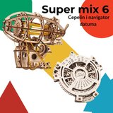UGEARS 3D puzzle super mix 6 (Cepelin i navigator datuma) ( 8297) | ePonuda.com