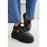 Boto Sneakers Women Sports Shoes Insulated On Massive Sole Black Ardiela | Shoptok.si