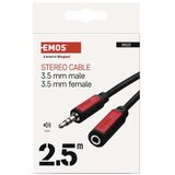 Kabel 3,5mm ST/M-3,5mm ST/F 2,5M | Shoptok.si