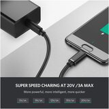 Ugreen polnilni kabel, usb-c na usb-c, 1 m, črn | Shoptok.si