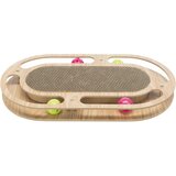 Trixie Praskalnik za mačke Karton v lesenem okvirju 46x4x25 cm | Shoptok.si