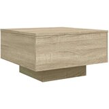 vidaXL Klubska mizica sonoma hrast 55x55x31 cm inženirski les | Shoptok.si