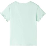  Dječja majica svijetla boja mente 128 | shoptok.hr