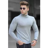 Madmext Sweater - Gray - Fitted