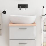  Kupaonska radna ploča 40 x 60 x 2 cm netretirano masivno drvo | shoptok.hr