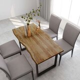  Blagovaonski stol od masivnog bagremovog drva 140 x 70 x 76 cm Cijene