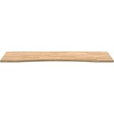  Ploča za radni stol 140x60x2,5cm netretirane masivne hrastovine | shoptok.hr
