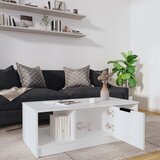  Stolić za kavu bijeli 102 x 50 x 36 cm od konstruiranog drva | shoptok.hr