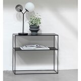Unique Furniture Črna kovinska stranska mizica 35x90 cm Pebble – | Shoptok.si