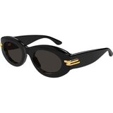 Bottega Veneta BV1322S 001 ONE SIZE (51) Črna/Siva Cene