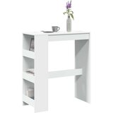 vidaXL Barski stol s držačima bijeli 90x40x103,5 cm konstruirano drvo | shoptok.hr
