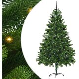 VidaXL Božično drevo med 300 LED z stojalom Zelena 210 cm PE Slike