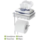 Wenko Držač za WC papir od kromiranog čelika u srebrnoj boji – | shoptok.hr