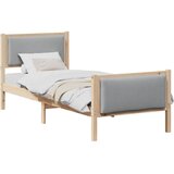  Krevetna konstrukcija Svijetlo siva 75 x 190 cm tkanina | shoptok.hr