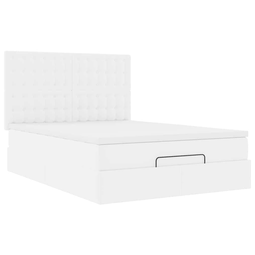  Otomanski krevet s madracima i LED 140x190cm umjetna koža | shoptok.hr