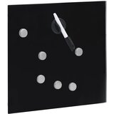  Kutija za ključeve s magnetnom pločom crna 35x35x4 cm | shoptok.hr