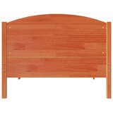 vidaXL Okvir kreveta bez madraca voštano smeđi 75 x 190 cm od borovine | shoptok.hr
