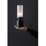 Leitmotiv Crna LED stolna lampa s mogućnosti zatamnjivanja s metalnim sjenilom/sa staklenim sjenilom (visina 29,5 cm) Camp – | shoptok.hr