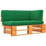 The Living Store Vrtni kotni kavč iz palet medeno rjava impregnirana borovina - Kotni Kavč Iz Palet, (21473340) | Shoptok.si