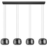 Eglo 390433 - led prigušiva luster na sajli hortunas 4xLED/5,8W/230V crna/zadimljena | Eponuda.com