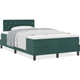  Krevet s uzglavljem s madracem tamnozelena mala dupla baršun | shoptok.hr