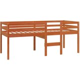  The Living Store Visoka postelja voščeno rjava 80x200 cm trdna borovina - Visoka Postelja, (21449066) | Shoptok.si