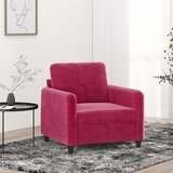  Fotelja crvena boja vina 60 cm baršunasta | shoptok.hr