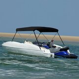 vidaXL Tenda bimini s 2 luka crna 178 x 138 x 96 cm Cijene