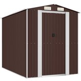vidaXL Vrtna lopa temno rjava 192x274x223 cm pocinkano jeklo, (20958798) | Shoptok.si