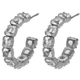 Victoria Cruz jade crystal mindjuše sa swarovski kristalima ( a4256-07ht ) | ePonuda.com