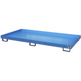 eurokraft pro Regalna talna kadica, prestrezna prostornina 240 l, DxŠxV 2650 x 1300 x 210 mm, brez mrežaste rešetke, modro lakirana Cene