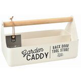 Burgon & Ball Vrtni-Caddy z lesenimi ročaji - atlantsko modra - Stone/Creme Cene