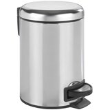 Wenko koš za smeće s pedalom u srebrnoj boji Leman Shiny, 3 l | shoptok.hr