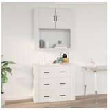  Zidni ormarić bijeli 80 x 33 x 80 cm od konstruiranog drva | shoptok.hr