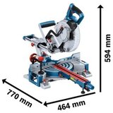 Bosch akumulatorska potezna stacionarna testera, ger gcm 18V-216 d solo bez baterija i punjača, 0601B51000 | ePonuda.com